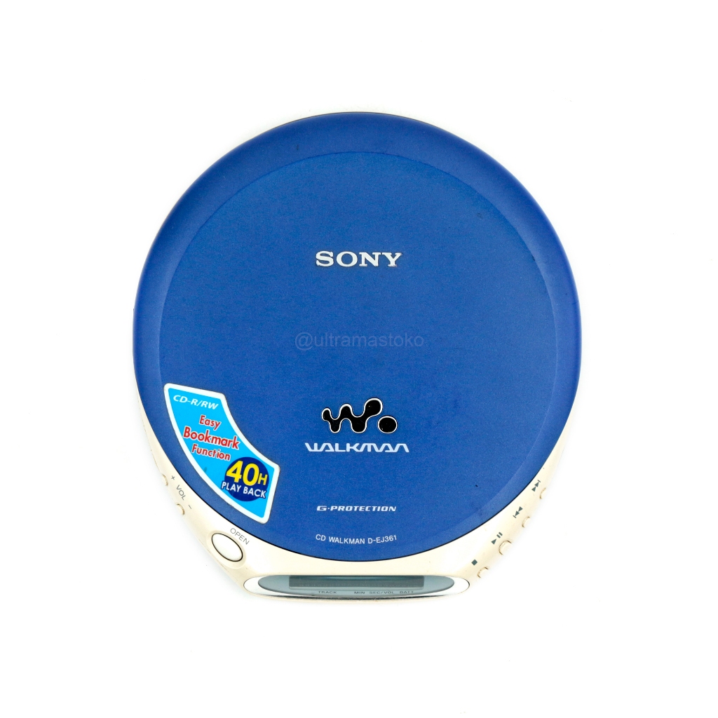 Pemutar CD Portable SONY CD WALKMAN D-EJ361 (Biru) - CD Player Discman