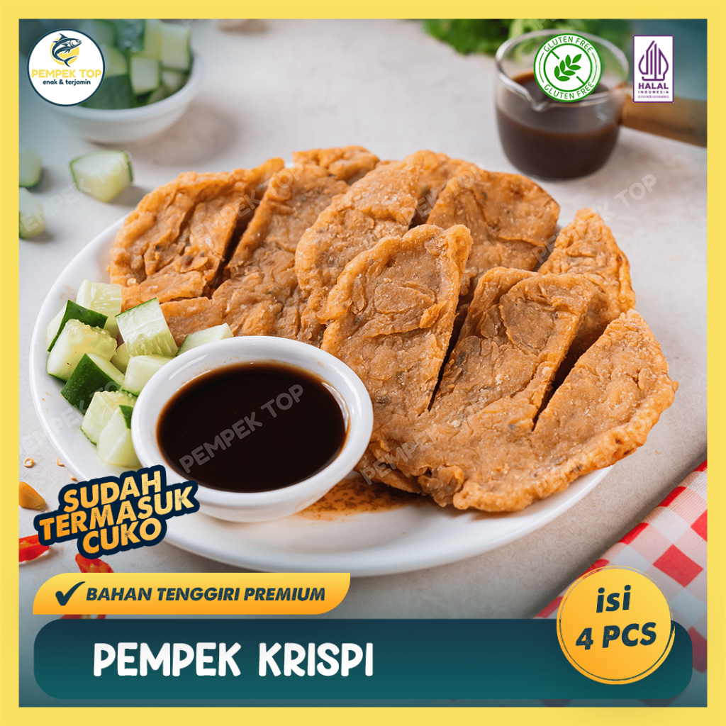 Pempek Krispi Palembang Asli | Cuko Khas Palembang | Frozen Food Enak & Praktis Tinggal Goreng