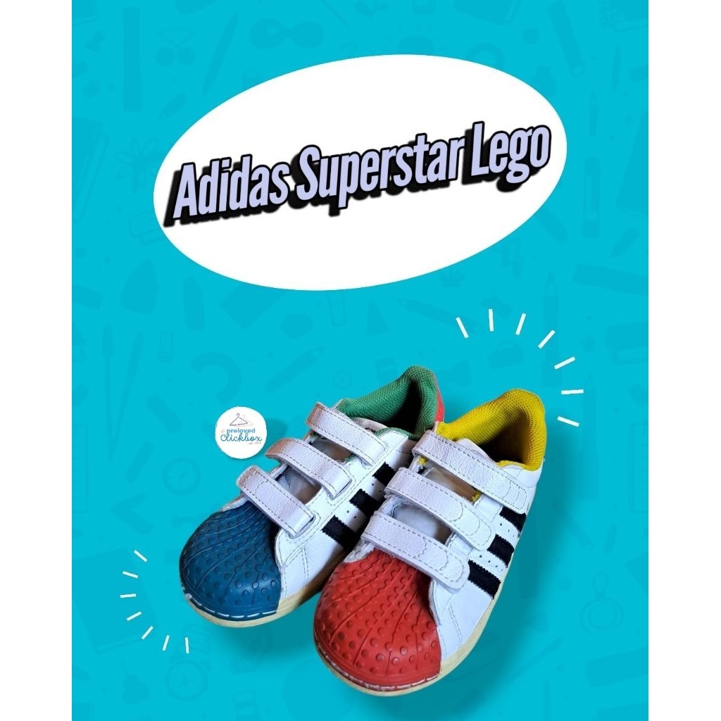 Preloved Sepatu Adidas Superstar Lego