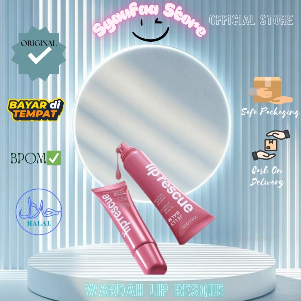 Wardah Lip Resque Jelly Balm || LipBalm Wardah