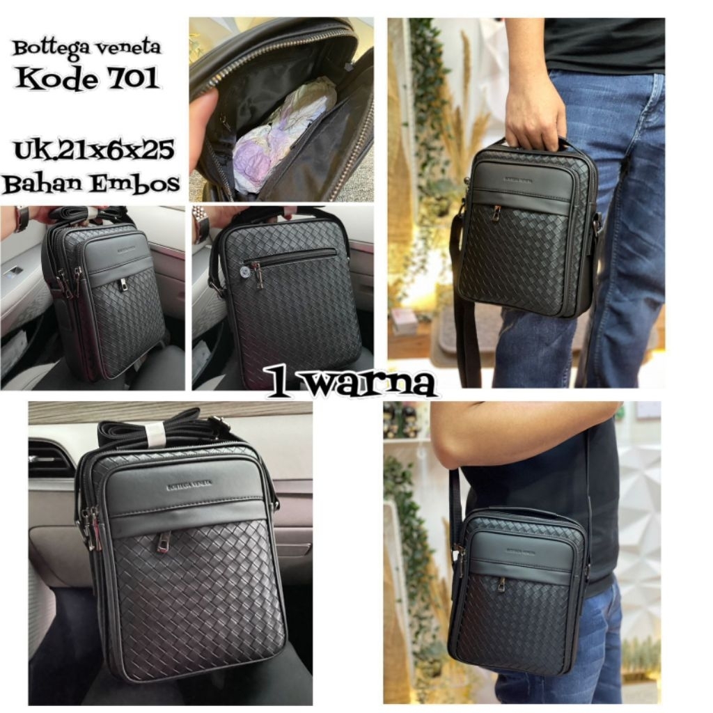 TAS SLEMPANG KULIT PRIA WANITA IMPORT BAGUS KULIT ANYAM