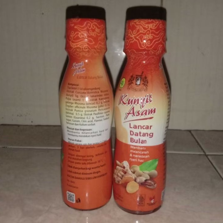 Sidomuncul Kunyit Asam 150Ml, Kiranti Jeruk Sehat Datang Bulan 150Ml