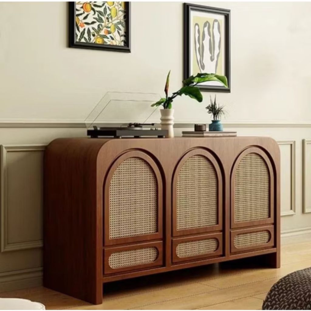 Bufet Serbaguna Kayu Jati Jepara Rak Sepatu kayu jati solid