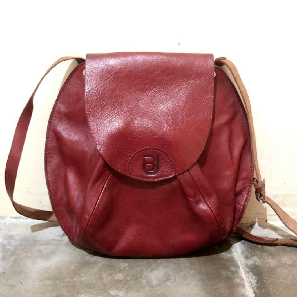 Preloved Tas BU by Bucini Miniwinie Jogja Maroon