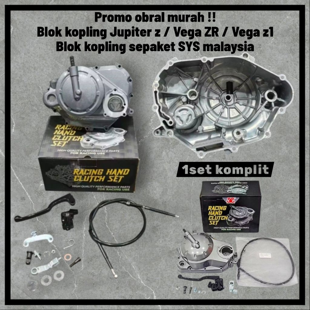 promo obral bak kopling Jupiter z SYS malaysia / bak kopling vega zr SYS malaysia / blok kopling Jup