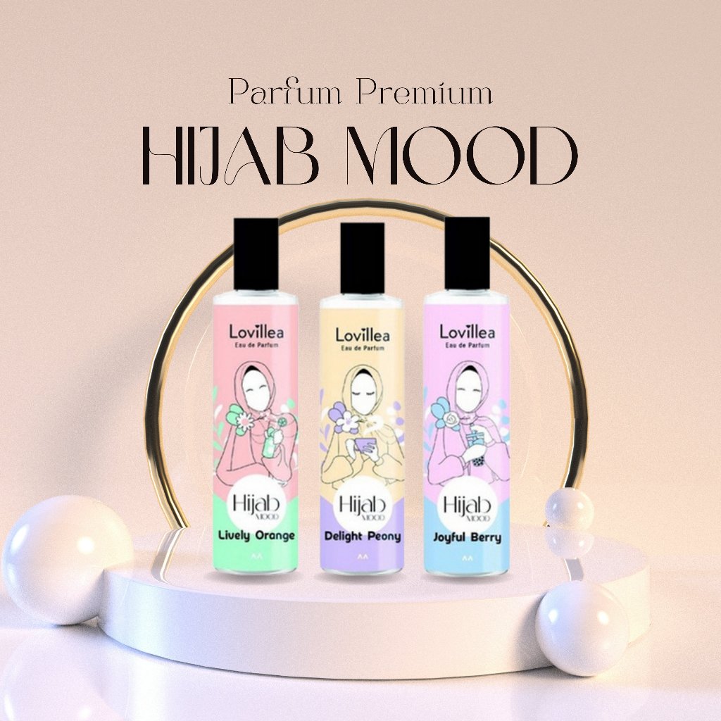 LOVILLEA - HIJABMOOD EAU DE PARFUME 100ML + FREE GIFT / PARFUME LOVILLEA / PEWANGI LOVILLEA