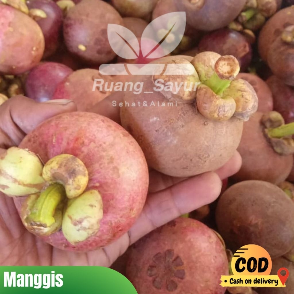 Manggis 1 kg , Buah Manggis Fresh , Manggis Lokal Banyuwangi