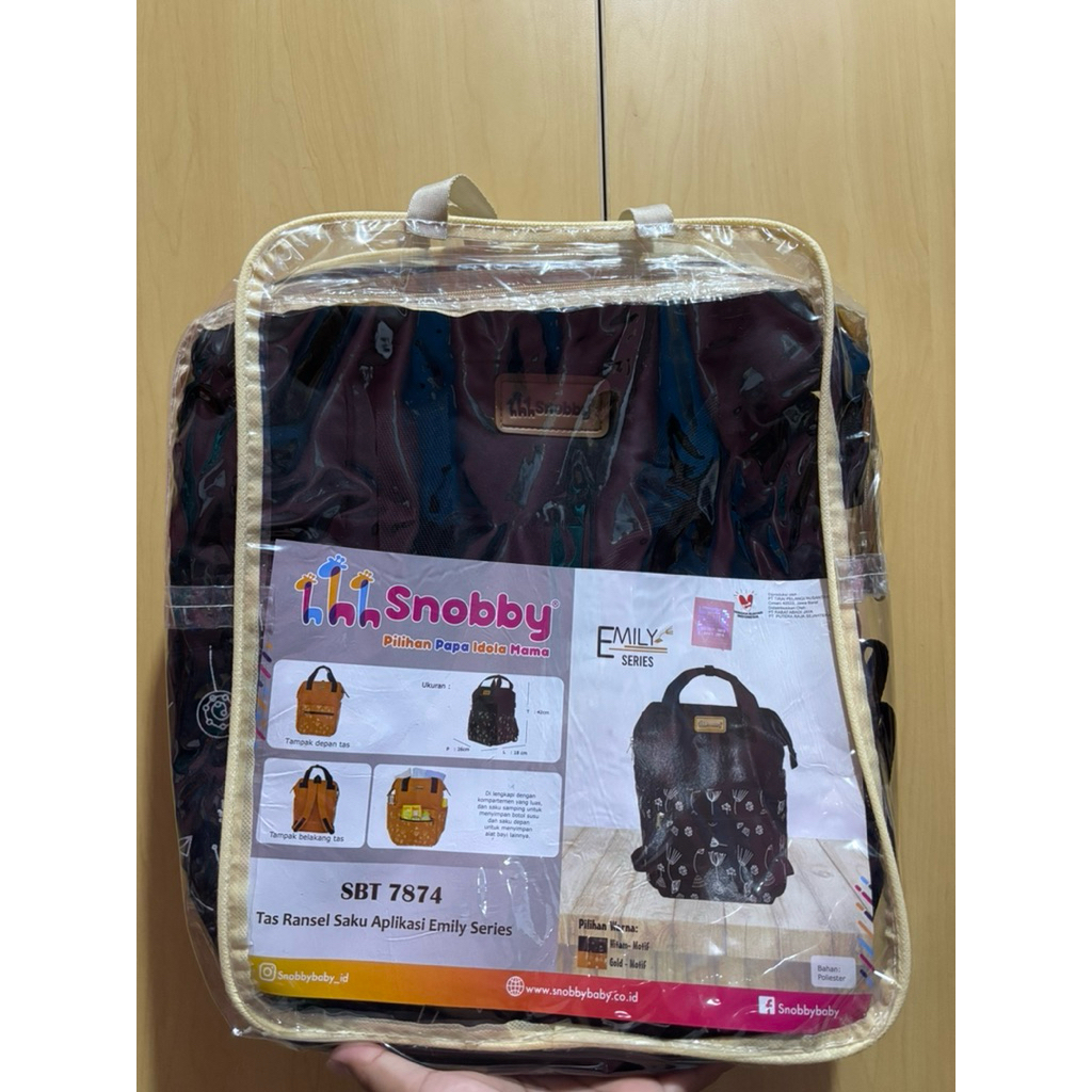 Snobby Tas Bayi Ransel diaper- Emily Series