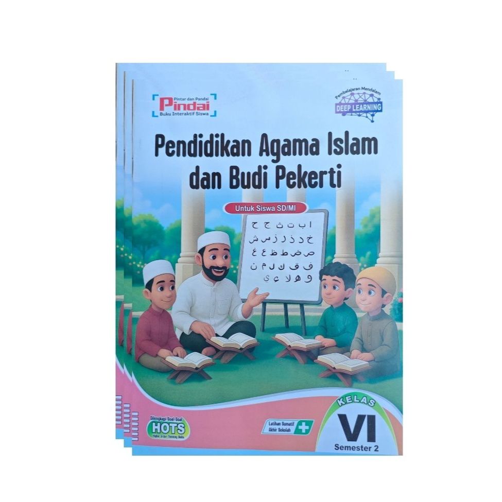 Buku LKS Pindai Kelas 6 Semester 2 Pendidikan Agama Islam Kur Merdeka Pendalaman Materi Deep Learnin