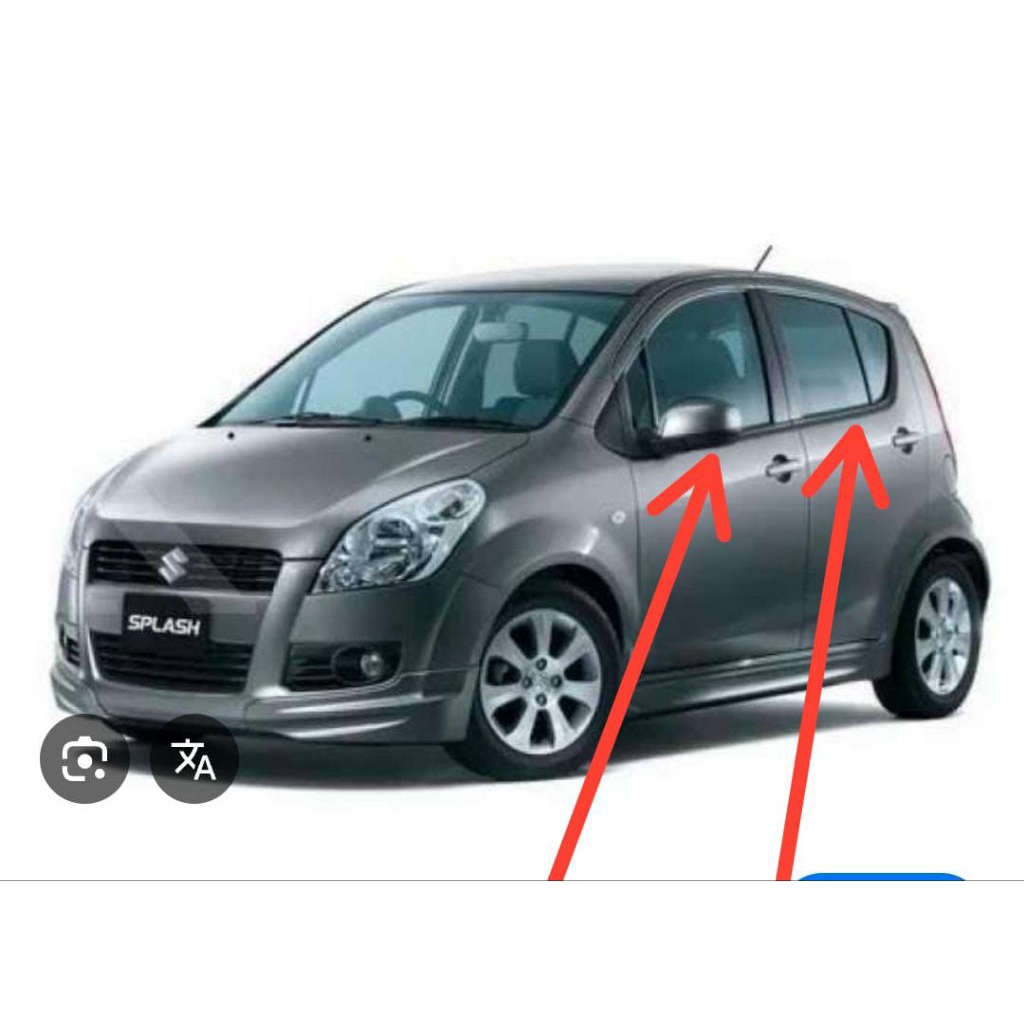 karet pelipit kaca luar water strip kaca mobil suzuki splash