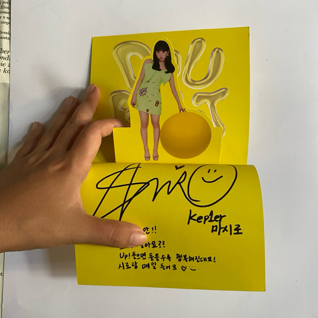 INCLUSION ALBUM KEP1ER DOUBLAST POP UP CARD MASHIRO PRINTILAN INCLUSIONS OFFICIAL PC PHOTOCARD KPOP 