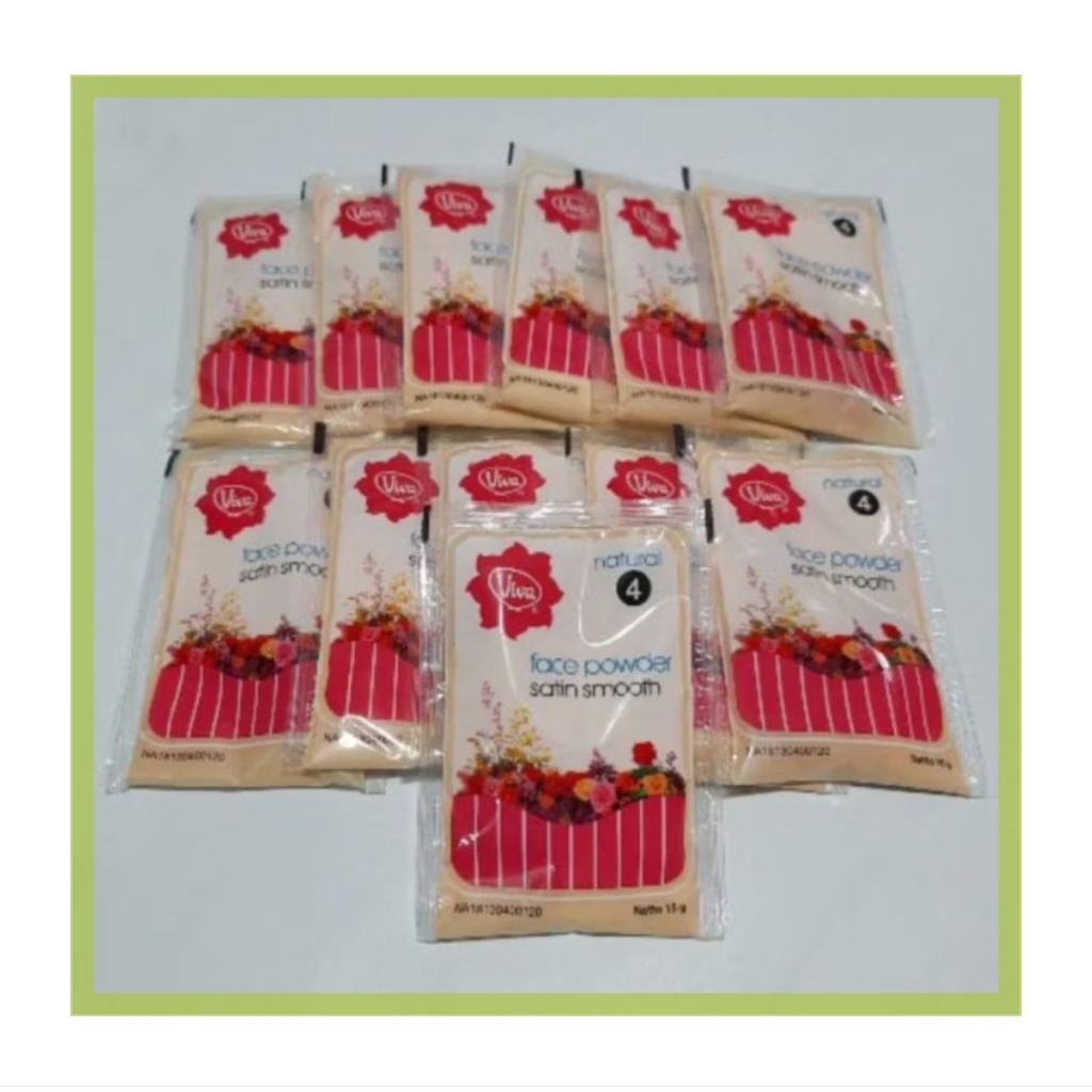 Bedak Tabur Viva/Loose Powder Viva 15gr/Bedak Tabur Viva Natural No 4