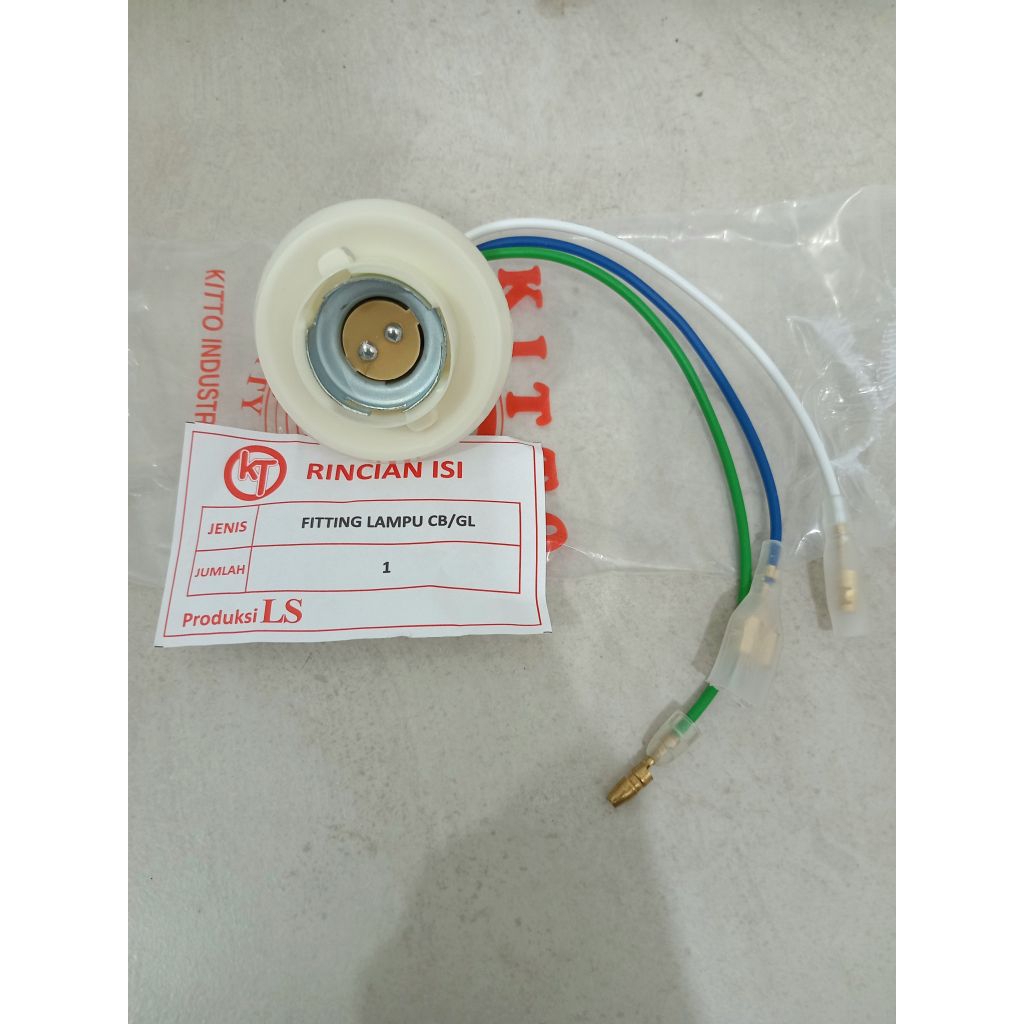 Fiting Fitting Cop Soket Lampu Depan Honda Gl 100 COP LAMPU DEPAN CB GL 100 KITTO