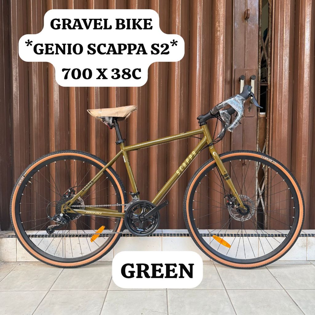 (BTM) Sepeda Road Bike 700C GRAVEL BIKE GENIO SCAPPA S2