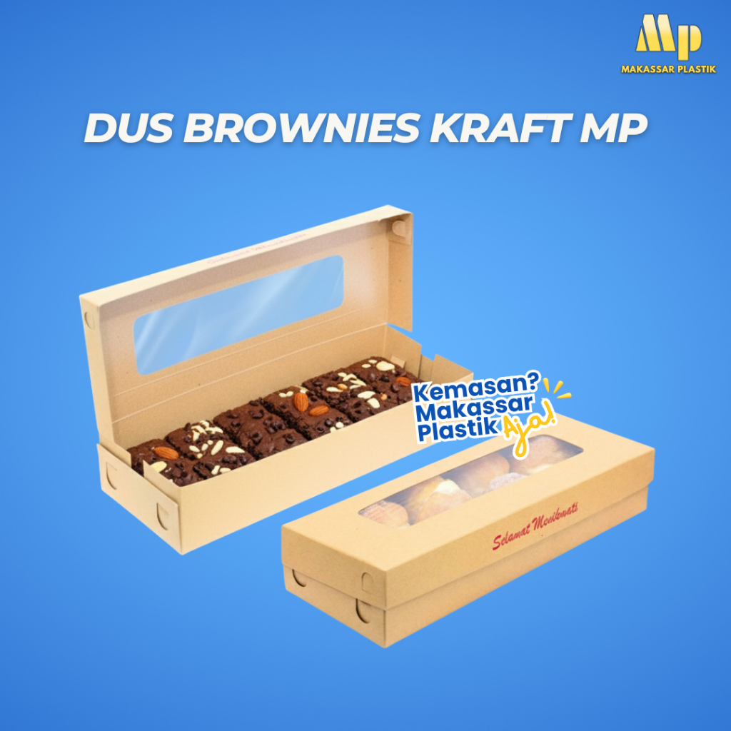 DUS BROWNIES KRAFT MP / DUS BROWNIES / KOTAK BROWNIES @25 LBR