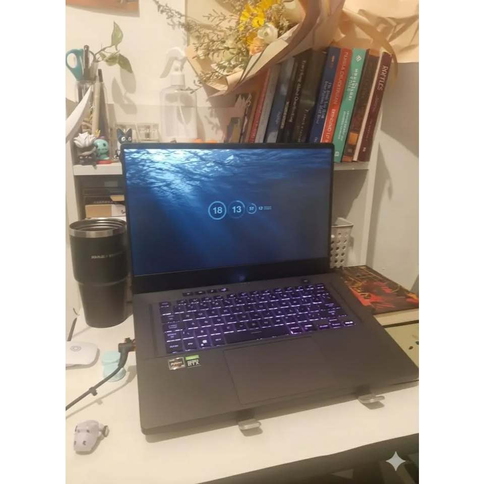 Laptop Asus Zephyrus G15 ROG | Ryzen 9 5900HS | RTX 3070 8GB | 1TB SSD | Layar QHD165Hz
