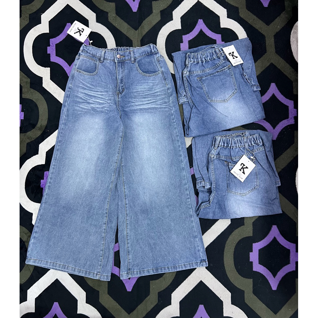 CELANA JEANS KULOT KELTIS/JEANS IMPORT/CELANA JEANS WANITA IMPORT