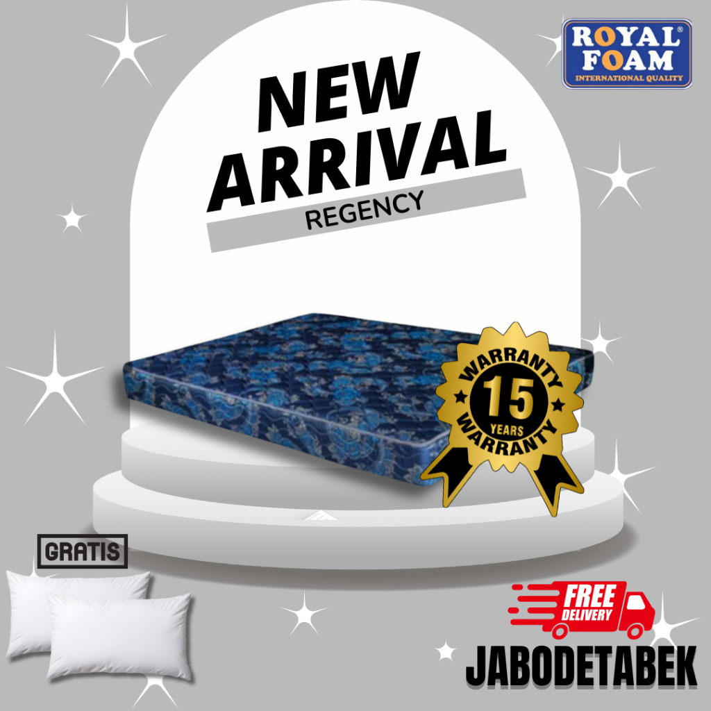KASUR BUSA SUPER REBONDED ROYAL FOAM REGENCY TEBAL 20 CM