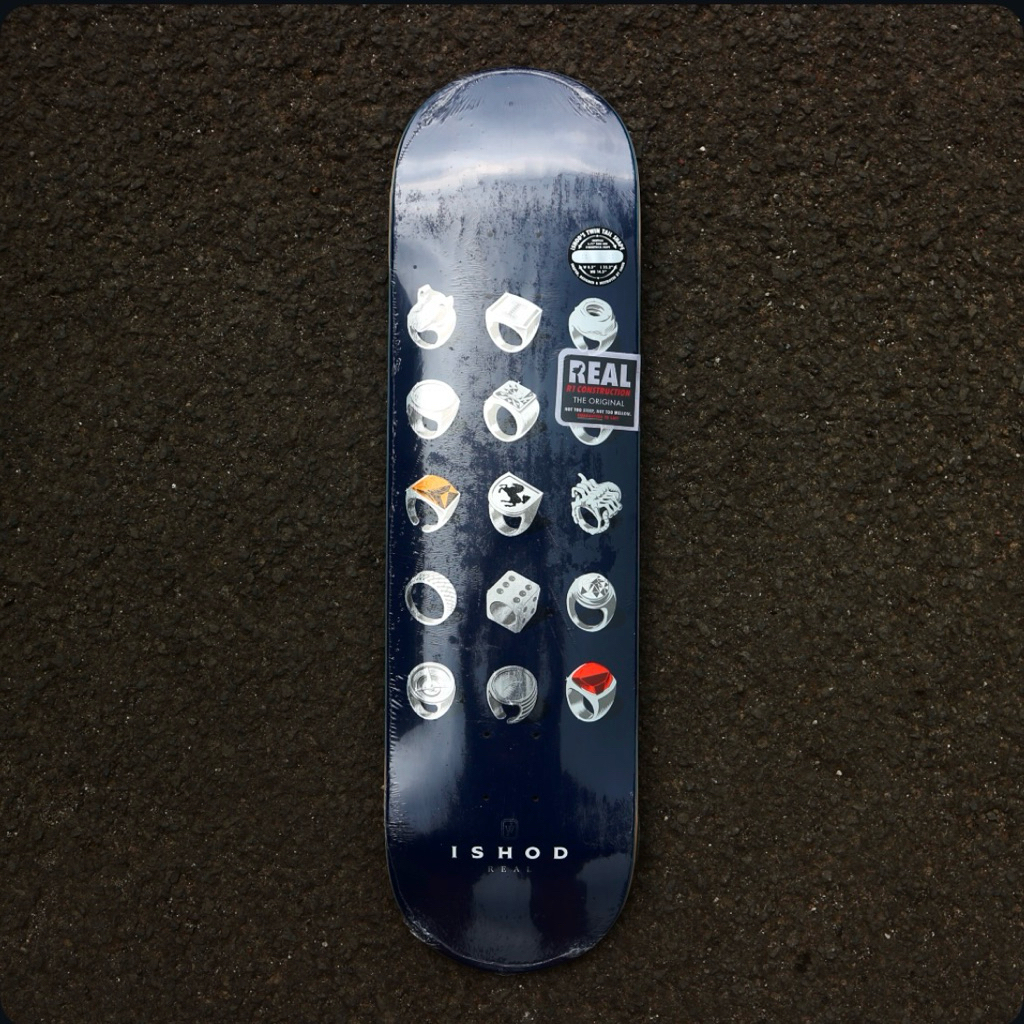 Real Skateboards 8.5 Ishod Wair Jeweler Twin Tail Deck