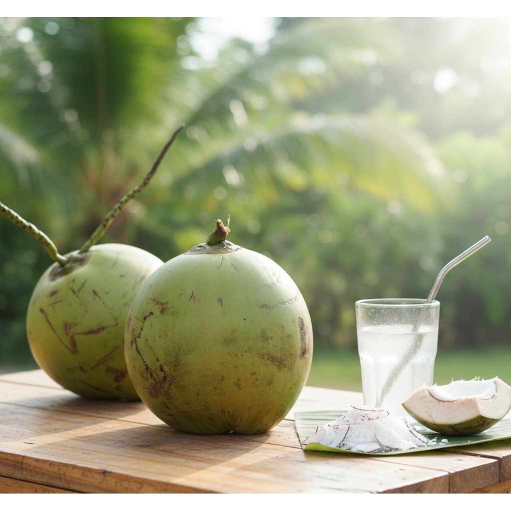 KELAPA MUDA HIJAU utuh| asli cianjur