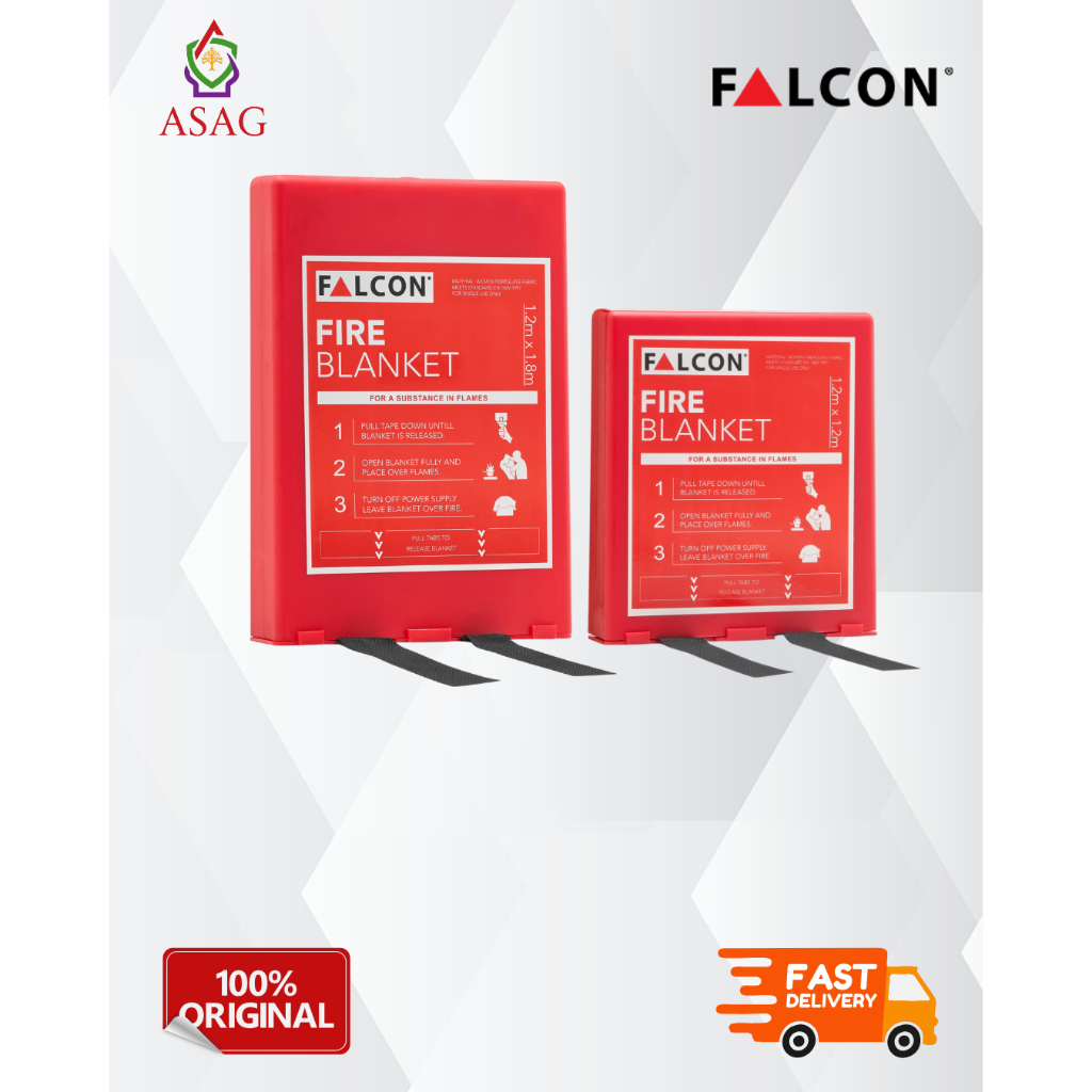 FALCON Fire Blanket / Selimut Anti Api 1,8 x 1,8m – Fire Blanket