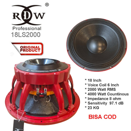 Component RDW 18LS2000 Speaker Komponen rdw 18ls2000