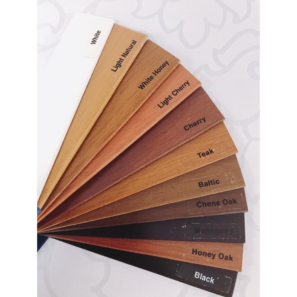 onna blue wooden blinds