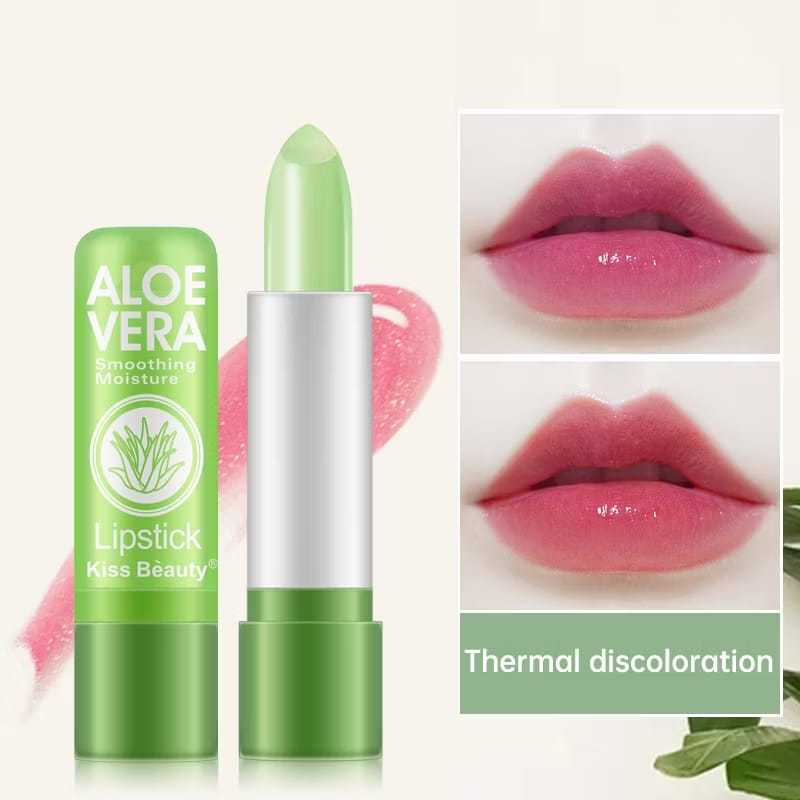 LIP ALOEVERA -- LIPSTICK ALOEVERA / Lip balm aloe vera Original / Lipstick Aloe Vera Dapat Berubah W