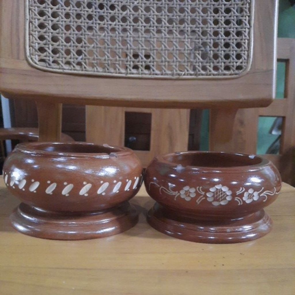 asbak jati - asbak kayu - asbak kayu jati - asbak cukit - kerajinan jati - toko kayu jati