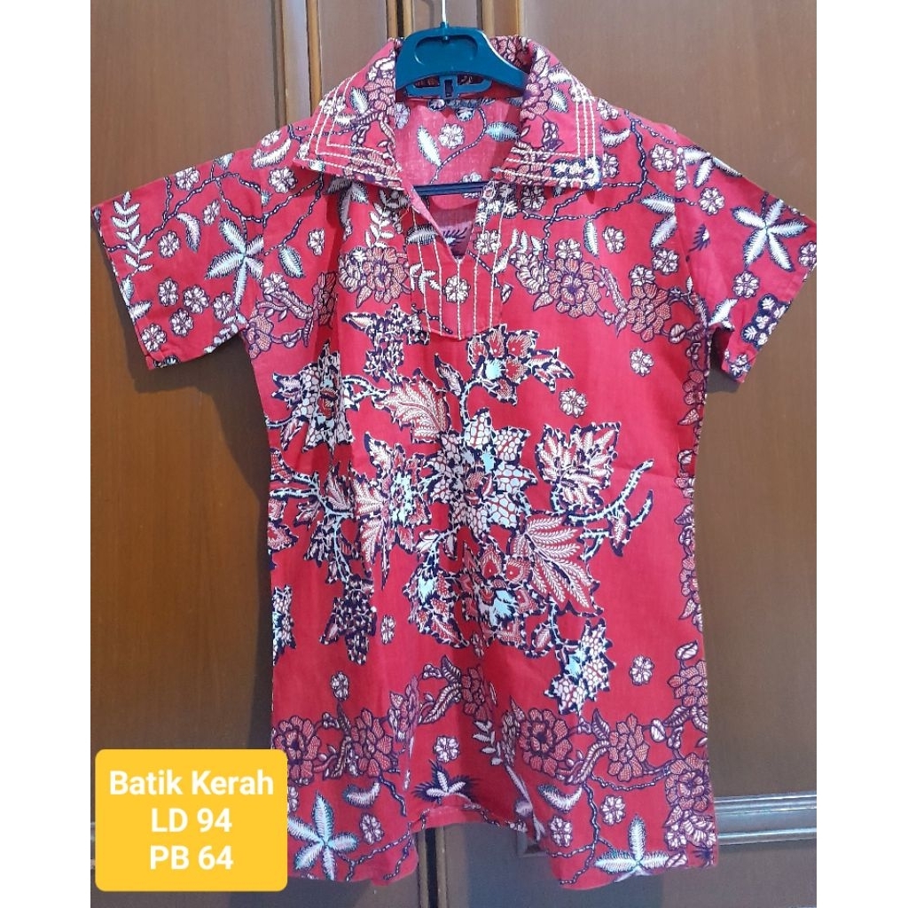 Batik Kerah Wanita Layak Pakai