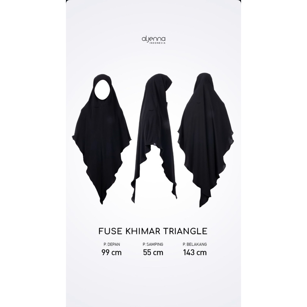 Fuse khimar Triangle dan Shoulder Jbp Aljenna