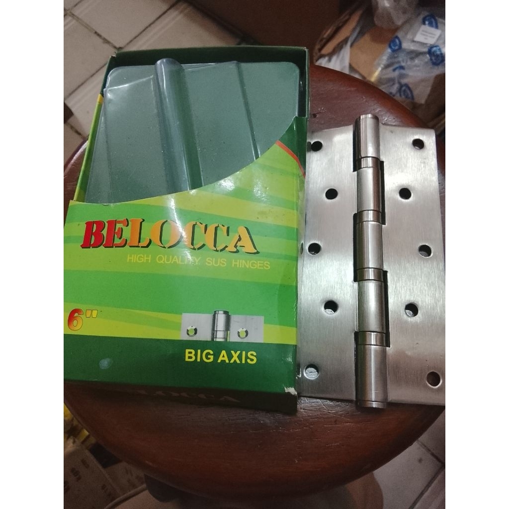 Engsel pintu 6"SS merk belloca
