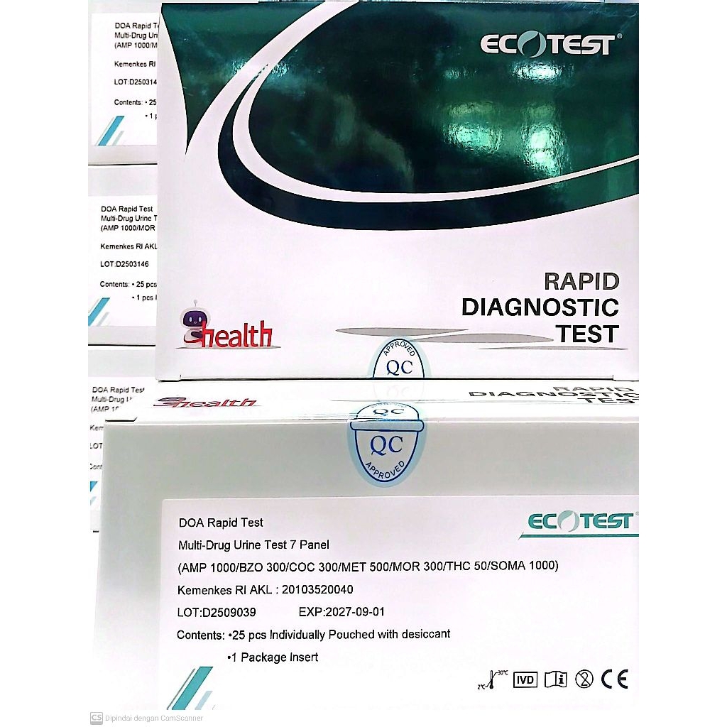 Multi Drug urine test 7parameter ecotest