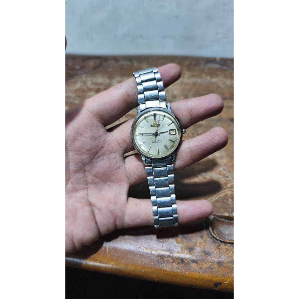 Jam Tangan Titus Manual Winding Jam Tangan Pria Jam Tangan Vintage