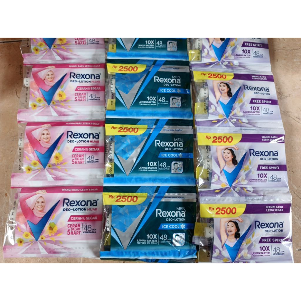 rexona deodorant renteng (1renteng isi 12)