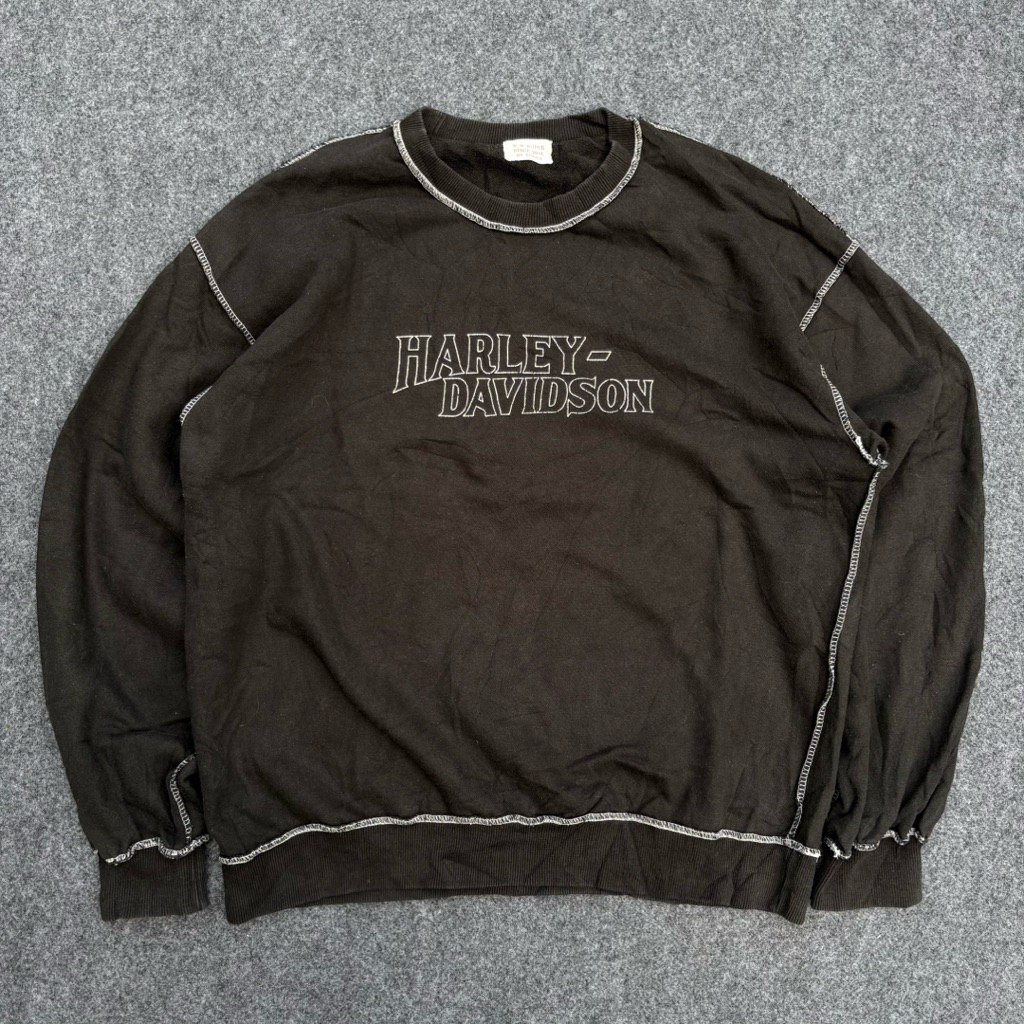 Crewneck sweatshirt harley davidson (fashion) preloved second