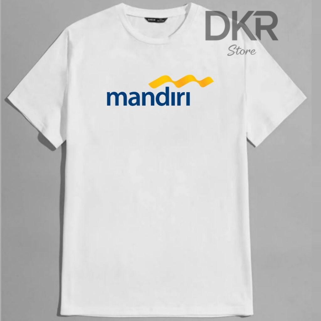 KAOS BANK MANDIRI BAJU TSHIRT BANK MANDIRI KAOS OBLONG BANK MANDIRI