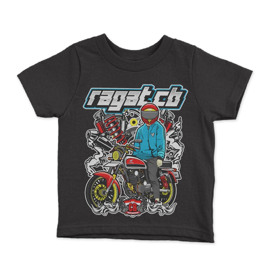 KAOS ANAK " Ragat CB " Baju Motor Keren | Kaos CB Indonesia | Bisa BayarDiTempat