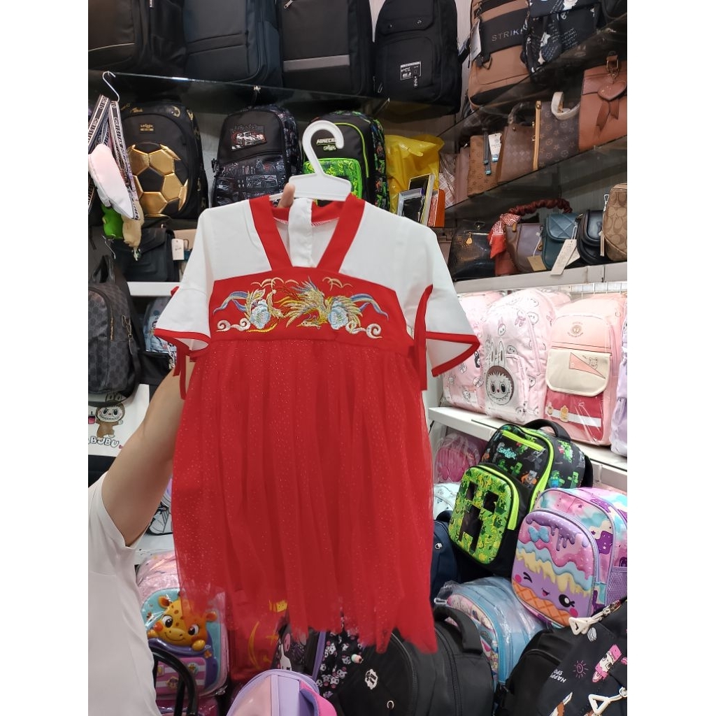 DRESS CHEONGSAM MODEL HANFU/ DRESSANAKPEREMPUAN