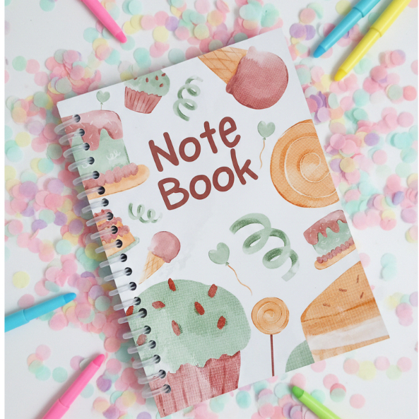 Notebook Ukuran A5 Isi 50 Lembar Dan 100 Lembar Free Custom