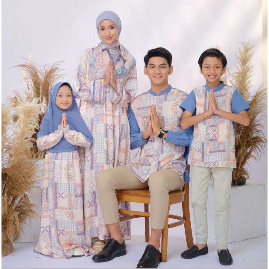 ELZATTA SARIMBIT GRANADA PATCWORK BAJU COUPLE KELUARGA