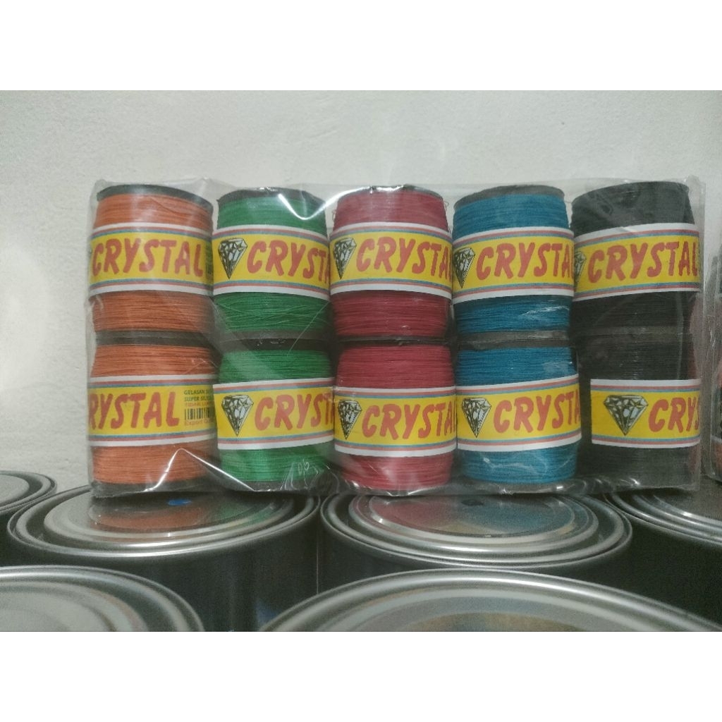 Benang Gelasan Jar Full 0.27 Untuk Layangan Hobi Anak Anak Sampai Remaja