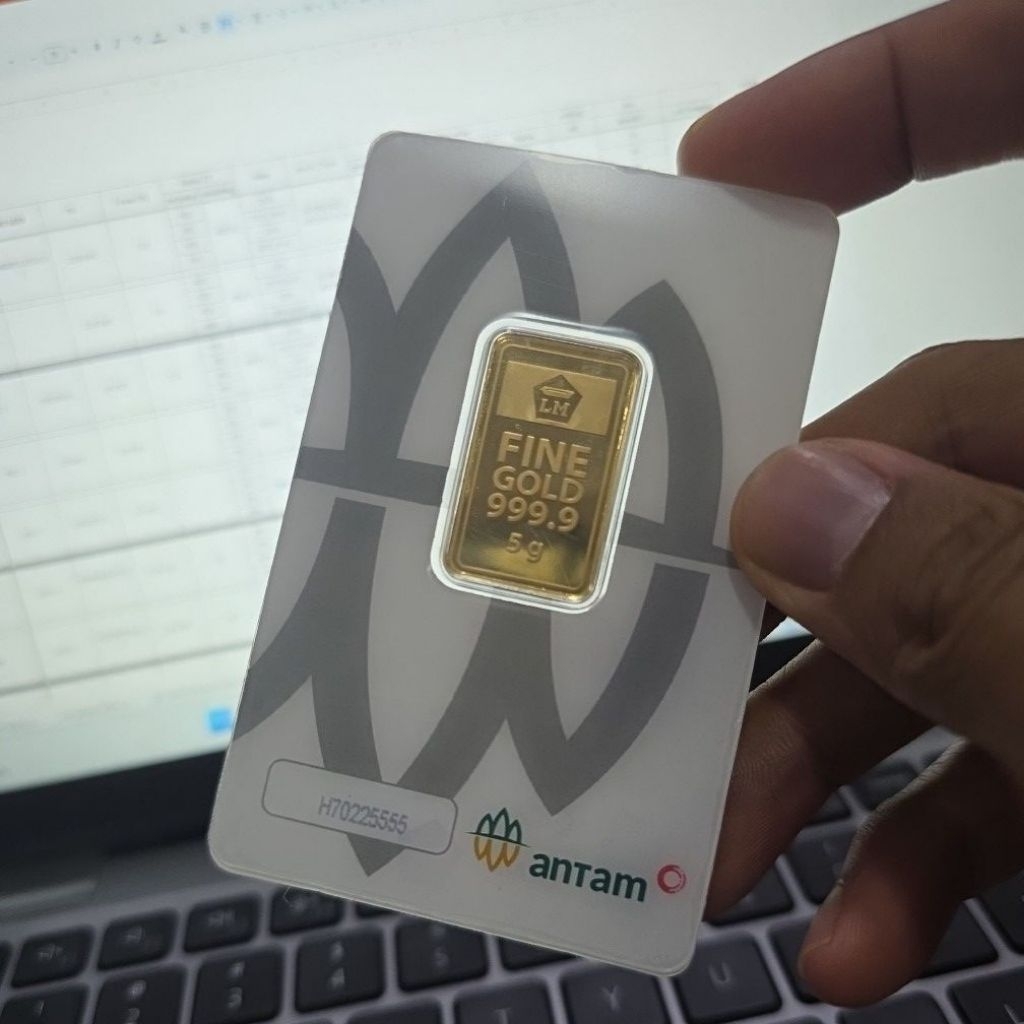 logam mulia emas antam 5 gram