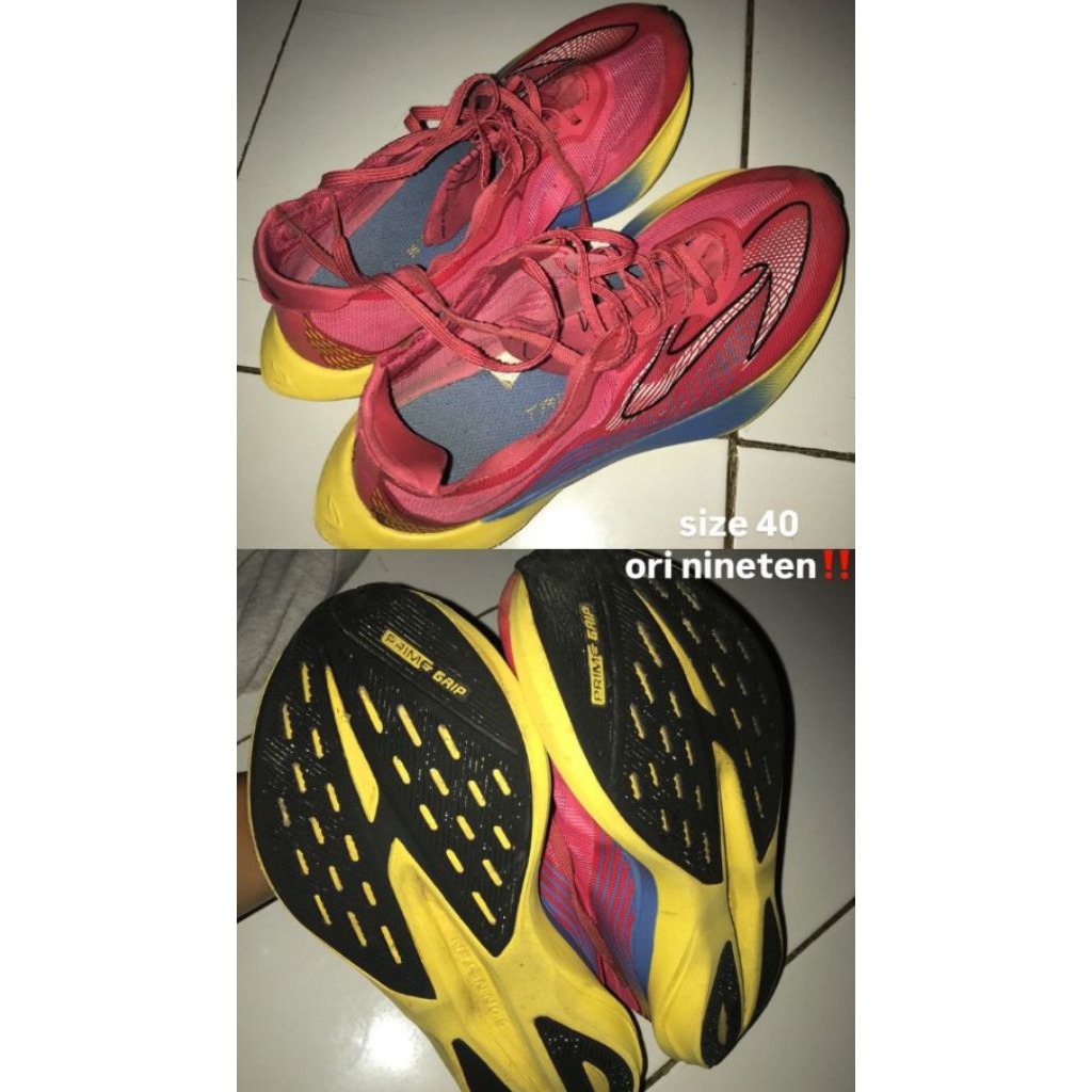 sepatu lari 910 ori second