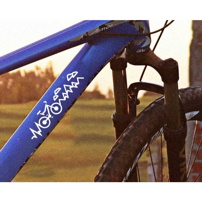 Sticker Sepeda Keren Stiker Cutting Sepeda Custom Pecinta Sepeda Tahan Air Free Custom