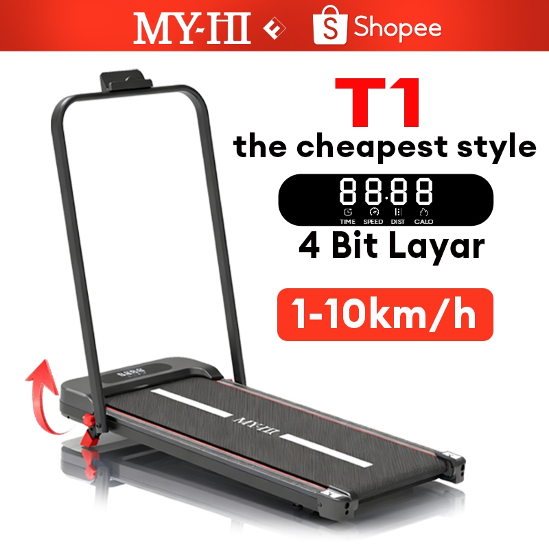 MY-HI Treadmill Elektrik Treadmill Incline Treadmill Low Watt Treadmill Portabel Walking Pad