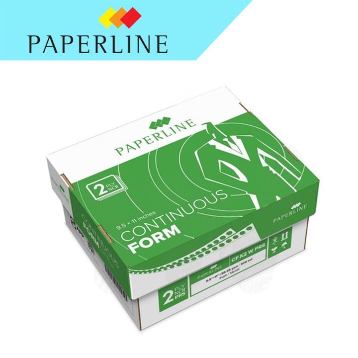 PPL Paperline Kertas Continuous Form 2 Ply NCR PRS (Dibagi 2) - CF K2 PRS W  |  Paperline 2 Ply Cont