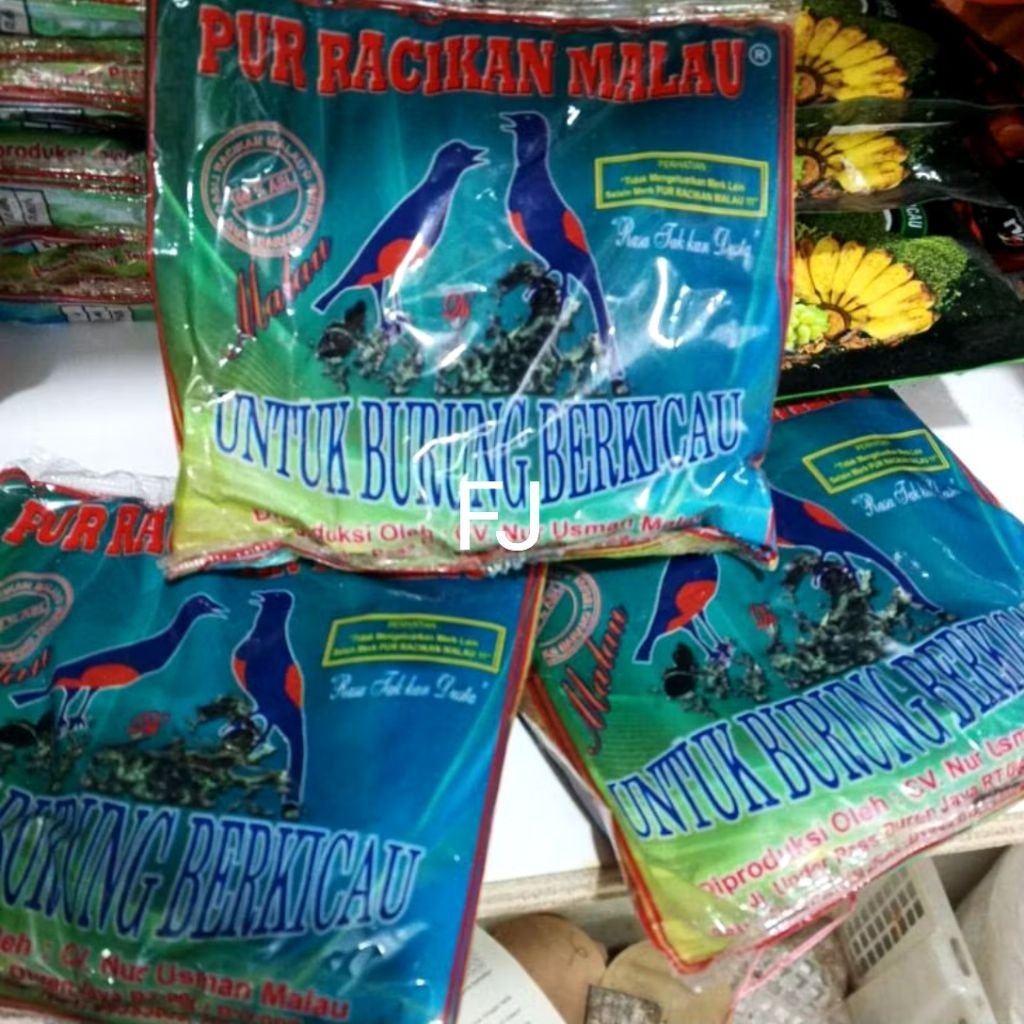 PUR RACIKAN MALAU VOER HALUS PAKAN BURUNG PLECI CIBLEK CIPO PRENJAK DLL 150 GRAM