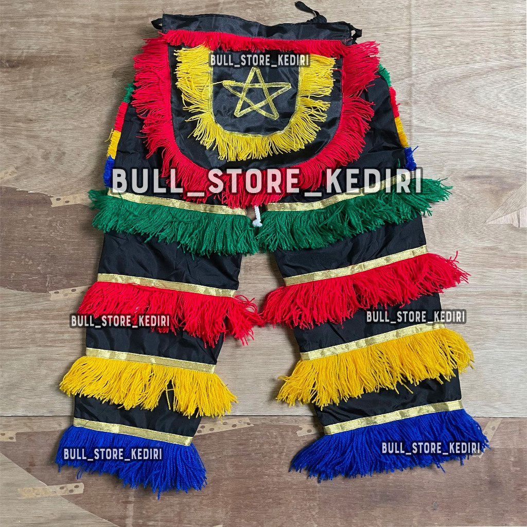 Celana Dan Embong Barongan Anak Warna Pelangi SD