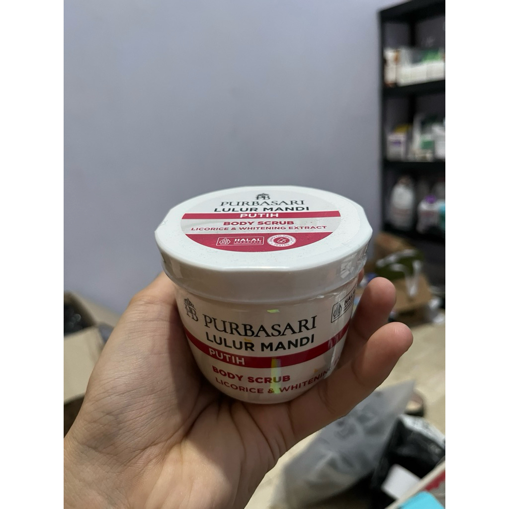 [FS] Purbasari Lulur Mandi 200gr / Body Scrub - Mencerahkan - Melembabkan